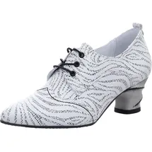 SIMEN Schnürpumps für Damen, weiß 41 EU