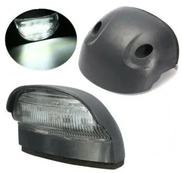 12V LED‐Diodenbeleuchtung für das hintere Nummernschild von Autos, LKW, Bussen, Anhängern, Wohnwagen usw.