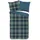 Muller Textil Jan Karo Blau 135 x 200 cm + 2 x 80 x 80 cm