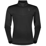 Scott Defined Light Fleece Mit Halbem Reißverschluss - Black S