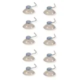 Riffelmacher Saugnäpfe mit Metallhaken 10 Stück (1.50 cm)