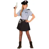 Amakando Polizeikostüm Mädchen Kinder Polizistin Kostüm M 140 cm Polizistinkostüm Uniform Kinderkostüm Politesse Polizistinnenkostüm Polizei Verkleidung