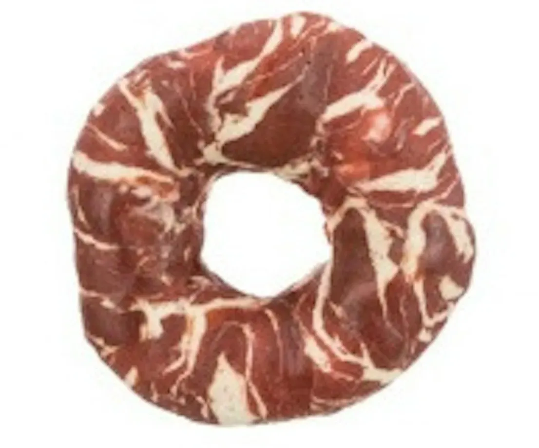 TRIXIE DF Chewing Ring Marb. Beef 110g BULK