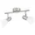 Philips E14 Essentials Jute Spot Bar/Tube Light, Nickel 2 Leuchtmittel nickel, Silber