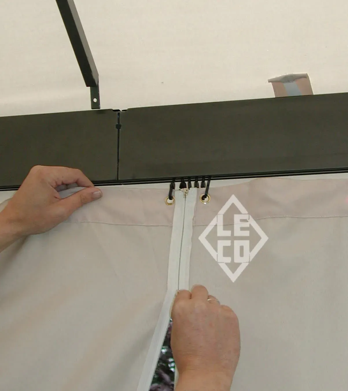 Leco 4er-Set Seitenteile für Profi-Pavillon 