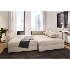Jockenhöfer Ecksofa Kampen Stoff Beige