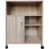 Hti-Living Küchenschrank Blanca Anrichte Mehrzweckschrank Weiß