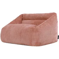 I.C.O.N. Icon Natalia Sitzsack Kinder Sofa, Rosa, Flauschiger Cord Stoff, Sitzsack Cord mit Füllung, Bequemer Kinder Sessel, Kuschelsessel, Lese Sessel, Schlafzimmer, Kinderzimmer, Jugendzimmer