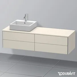 Duravit Waschtischunterschrank 4 Auszüge 160 x 40 cm Taupe Matt