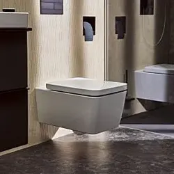 hansgrohe EluPura WC-Sitz 60198450 weiß, mit Befestigung oben