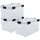 Iris Ohyama - Luftdichte Kunststoff-aufbewahrungsboxen Mit Deckel, 70l, 3er-set, Transparent, Hermetischer Wasserdichter Verschluss, Robust Schnappverschlüsse, Stapelbar, Staubschutz, Bpa-frei, Ddat-ld