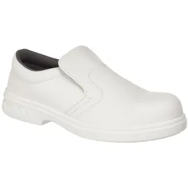 PORTWEST Sicherheitsschuhe S2 weiß MIT Stahlkappe Farbe weiß, Küchenschuhe (weiß, EU Schuhgrößensystem, Erwachsene, Numerisch, M, 43) - 43 EU