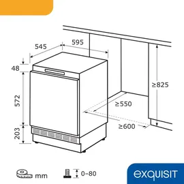Exquisit UGS105-FE-010E Weiß