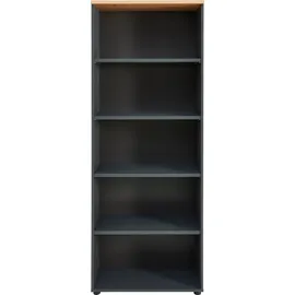 Innostyle Memphis Aktenregal 75 x 38 x 197 cm braun