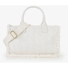 Valentino Shyla Handtasche Baumwolle/Synthetik Weiß