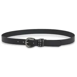Pepe Jeans für Damen. PL020856 Halsey Ledergürtel Schwarz (L), Lässig, Nachhaltig
