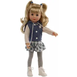 Schildkröt-Puppen Stehpuppe Yella 46 cm blonde Haare, Kleidung sportlich