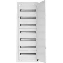 Doktorvolt Verteilerkasten Unterputz Sicherungskasten aus Metall 126 Module 7-reihig IP30 2090