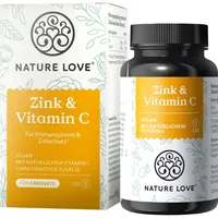 Nature Love Zink & Vitamin C Kapseln 120 St.