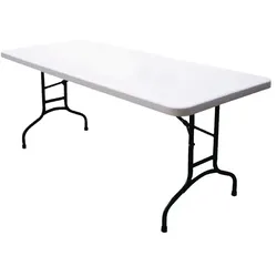 Bolero rechteckiger Klapptisch weiß 152cm