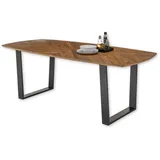 Stella Trading Zac Esstisch 220x100 cm Braun - Braun