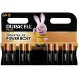 Duracell Plus Power Boost Mignon (AA)-Batterie Alkali-Mangan 1.5 V 8 St.