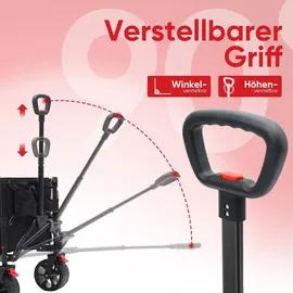 sunula Bollerwagen Faltbar schwarz