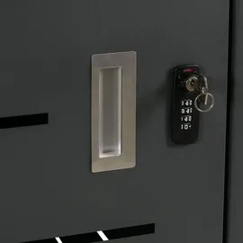 Proregal Mülltonnenbox 116,5 x 263 x 80 cm anthrazit