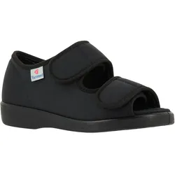 Sandale, Gr. 42, schwarz, Polyester, Schuhe