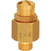 Riegler Mini-Abblasventil, Messing, G 1/8, Ansprechdruck 10,0 - 18,0