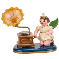 Hubrig Volkskunst GmbH Hubrig Engel mit Gramophon Figurine