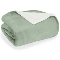 Blumtal Premium Sherpa Kuscheldecke flauschig - Wohndecke Kuscheldecke 230x270