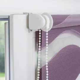 LIEDECO Doppelrollo Wave 90 x 150 cm rosa