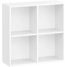 VASAGLE Bücherregal 4 Fächer 0 x 0 x 0 cm Weiß