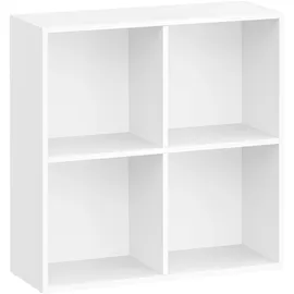 VASAGLE Bücherregal 4 Fächer 0 x 0 x 0 cm Weiß