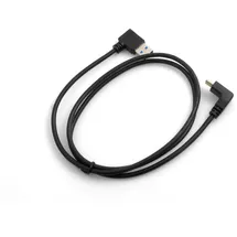 system-s USB 3.1 Typ C Kabel Aufwärts und Abwärts gewinkelt Winkel zu USB 3.0 Typ A 90° rechts gewinkelt Adapter 98 cm