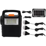 Topiky Tragbares Kraftwerk mit Solarpanel Kit, Outdoor Solargeneratoren mit Integrierter Taschenlampe, Solar Powerbank, Camping Stromversorgung für Zuhause, Camping, Notfall, Wohnmobil