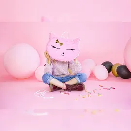 Partydeco Pinata Katze Rosa Partyspiel