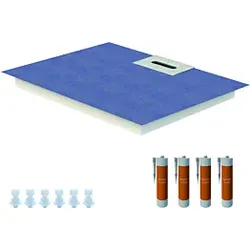 Schedel Line Flow Duschelement LI2KF901210 120 x 100cm, einseitiges Gefälle