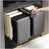 Hosenbügel Ausziehbarer, Hosenbügel, Hosen Schrankauszug, Kleiderstange Verstellbar, Platzsparend Schrank Herausziehen Hosen Rack,Schwarz