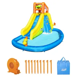 BESTWAY H2OGO! Mount Splashmore Wasserpark mit Dauergebläse 435 x 286 x 267 cm