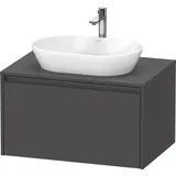 Duravit Ketho.2 Waschtischunterbau, 800x459x550mm, , K248850, Farbe: Graphit Matt Dekor