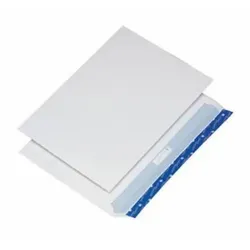 Briefumschläge, C4, hk, o.F., 120g/m2, weiß, Pck=250St, Innendruck blau