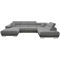 Mirjan24 Wohnlandschaft Torezio Bis, mit Bettkasten und Schlaffunktion, Einstellbare Kopfstützen, 346x203x70-90 cm, Wohnzimmer, Sofas ... Couches, Wohnlandschaften, Wohnlandschaften in U-Form