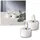 Star Trading Flamme Flow LED-Kerze 4 x 5 cm weiß