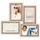 ZEP Kriss 4Q Holz braun/weiß 10x15 cm 4er Set