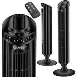 KESSER Turmventilator FERNBEDIENUNG Ventilator LED Display Standventilator Klimaanlage