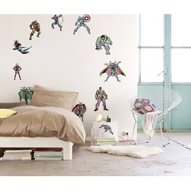 KOMAR Deko-Sticker Marvel Collection 100 x 70 cm