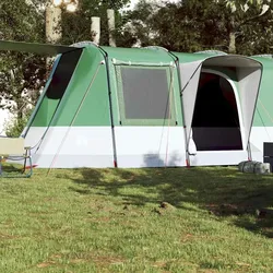 vidaXL Tunnelzelt 4 Personen Grün Wasserdicht