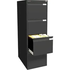 BISLEY Hängeregistraturschrank 41,3 x 62,2 x 132,1 cm schwarz